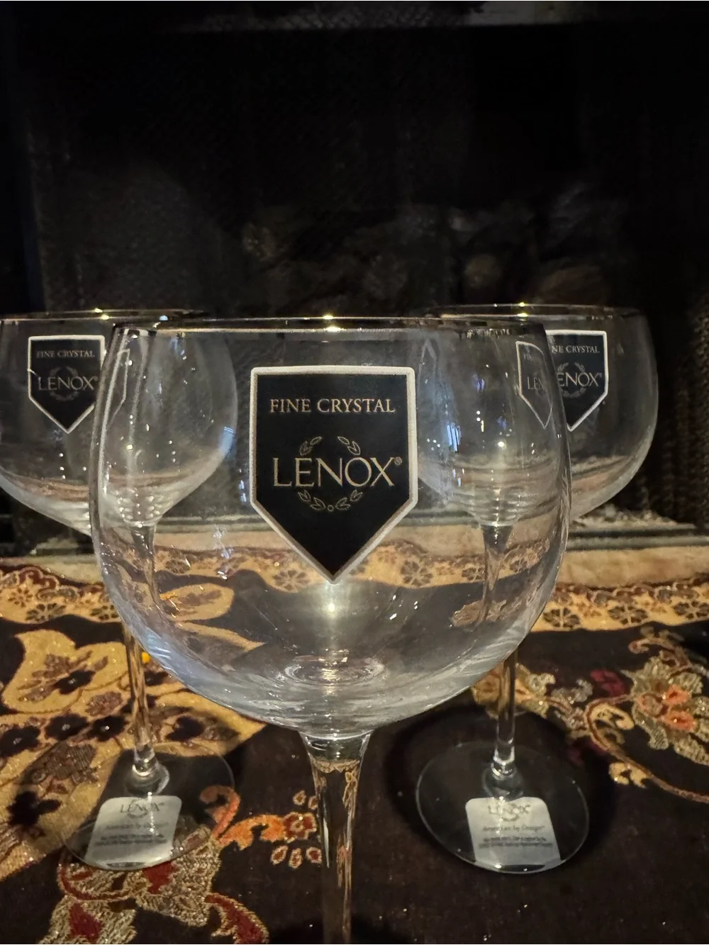 Lenox Clear Crystal Wine Glasses - Clear